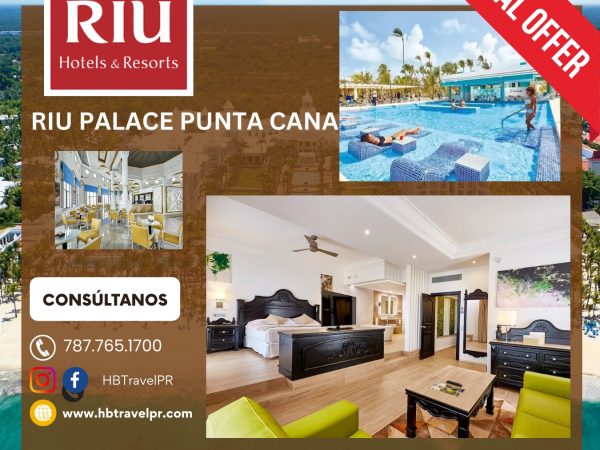 Oferta Invierno 2023-24 Riú Palace Punta Cana