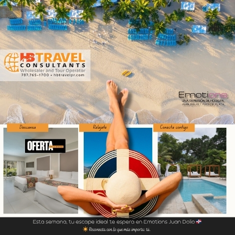 Verano 2025 en Emotions Juan Dolio | Todo Incluido en RD | HB Travel Consultants