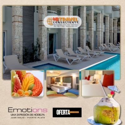 Oferta Verano 2025 Emotions Playa Dorada República Dominicana